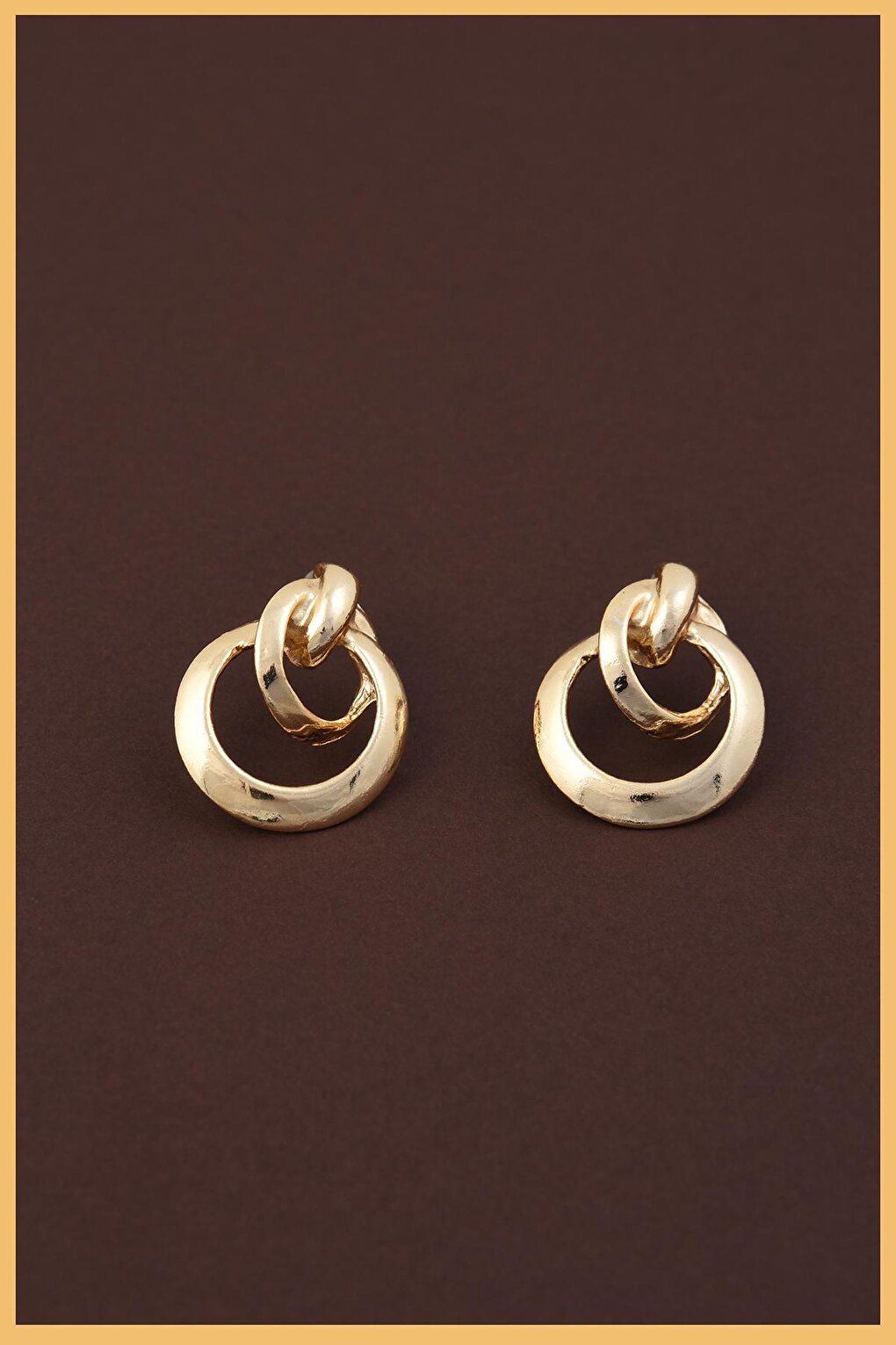 Women's Gold Nested Hoop Earrings set