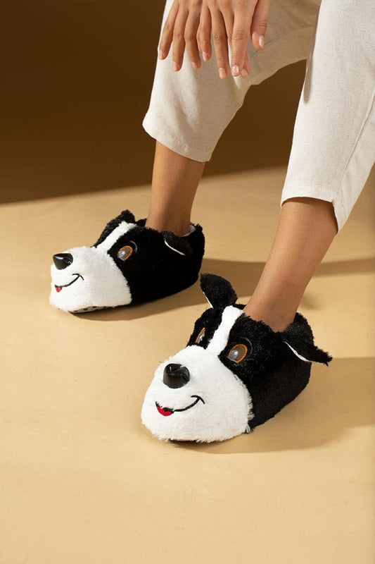 Cute Dog Non-Slip Sole Comfortable Mold Women's Slippers 001-999-22