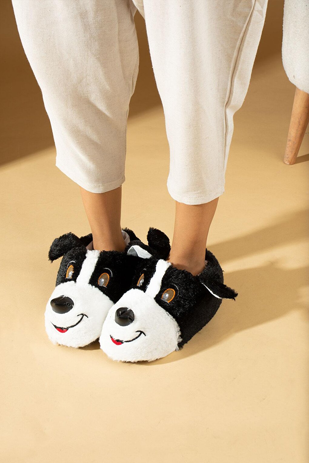 Cute Dog Non-Slip Sole Comfortable Mold Women's Slippers 001-999-22