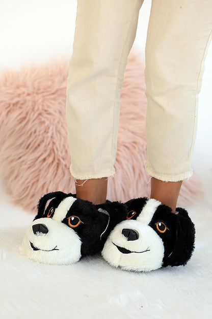 Cute Dog Non-Slip Sole Comfortable Mold Women's Slippers 001-999-22