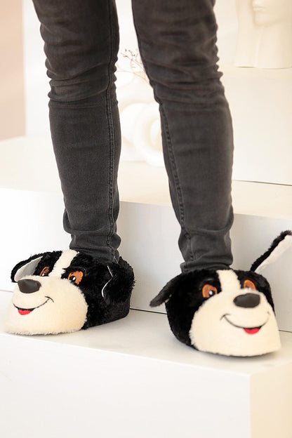 Cute Dog Non-Slip Sole Comfortable Mold Women's Slippers 001-999-22