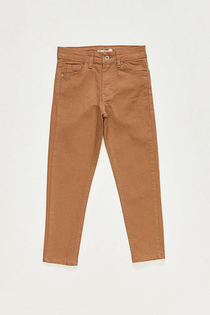 Gabardine Skinny Boys' Trousers