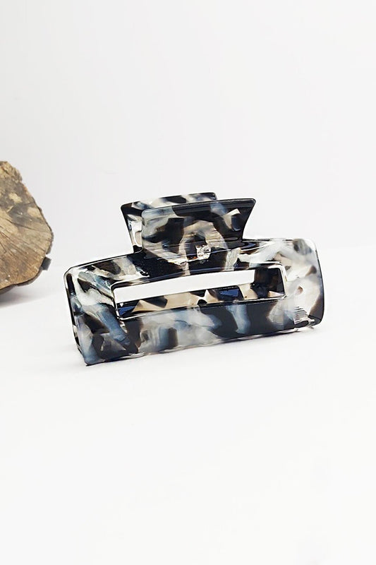 Rectangular Medium Size Luxury Acrylic Latch Buckle