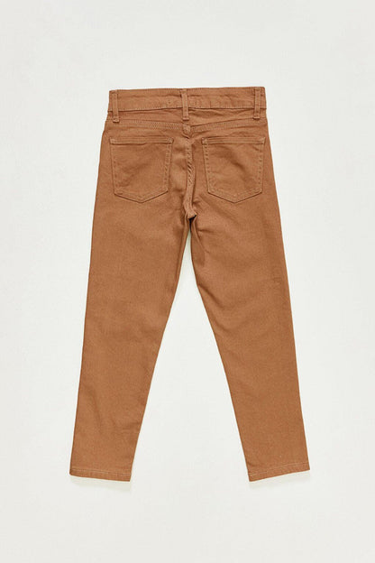 Gabardine Skinny Boys' Trousers