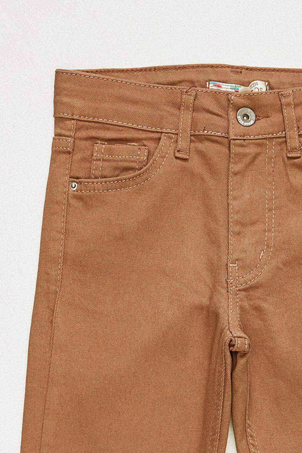 Gabardine Skinny Boys' Trousers