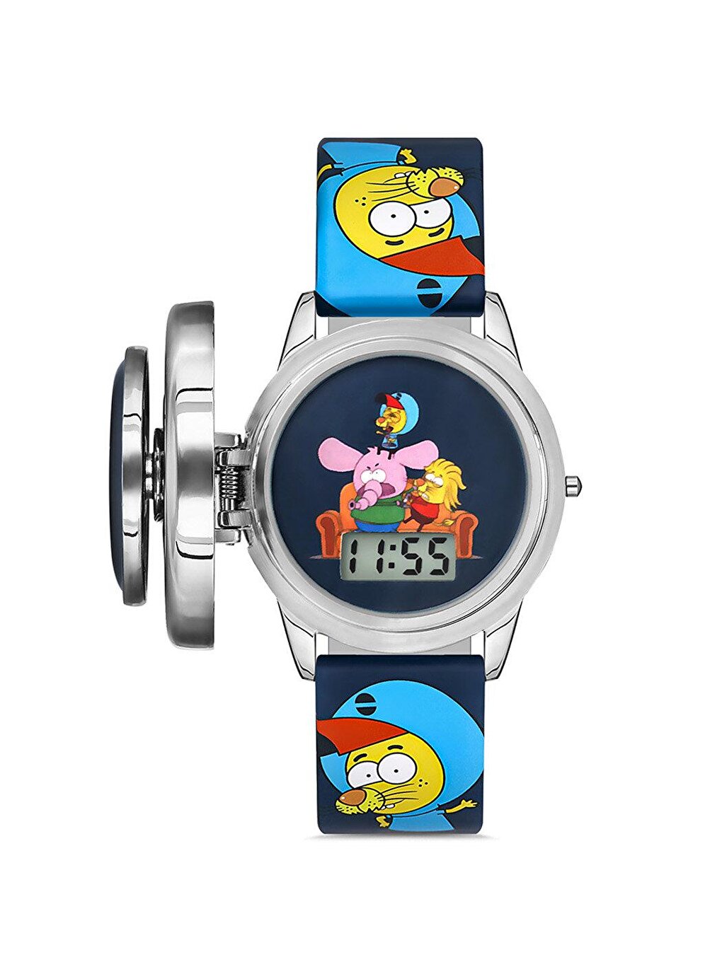 MiniFlak Licensed Kral Şakir KS5032-1 Digital Blue Boy's Wristwatch