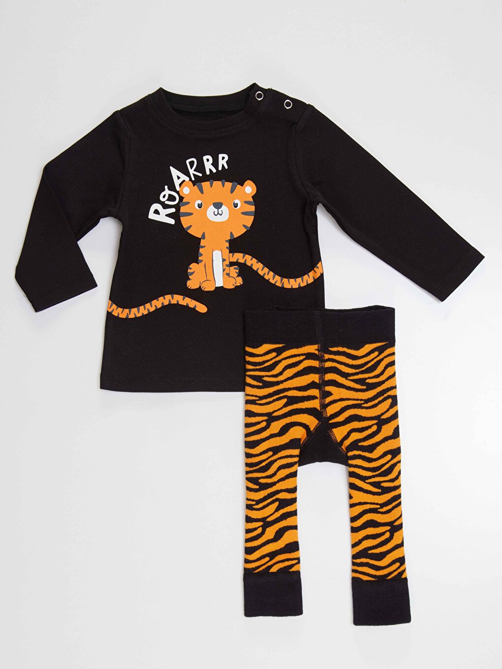 Tiger Baby Boy T-shirt Tights-Pants Set