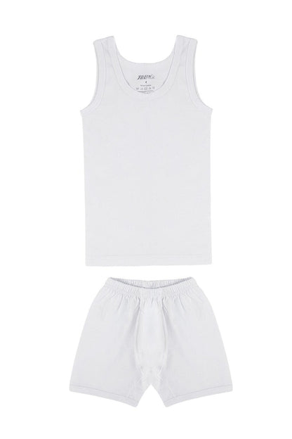 Boy's Cotton Undershirt Shorts Set 8315