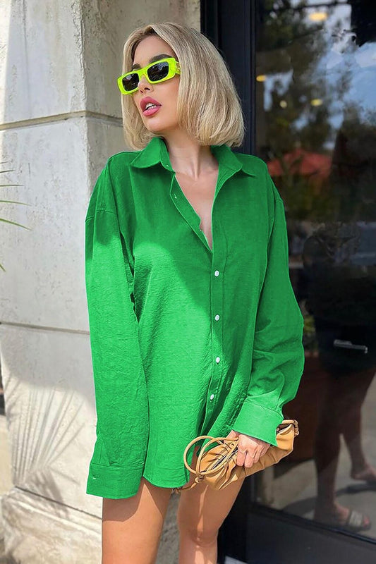 Green Oversize Shirt MG1369