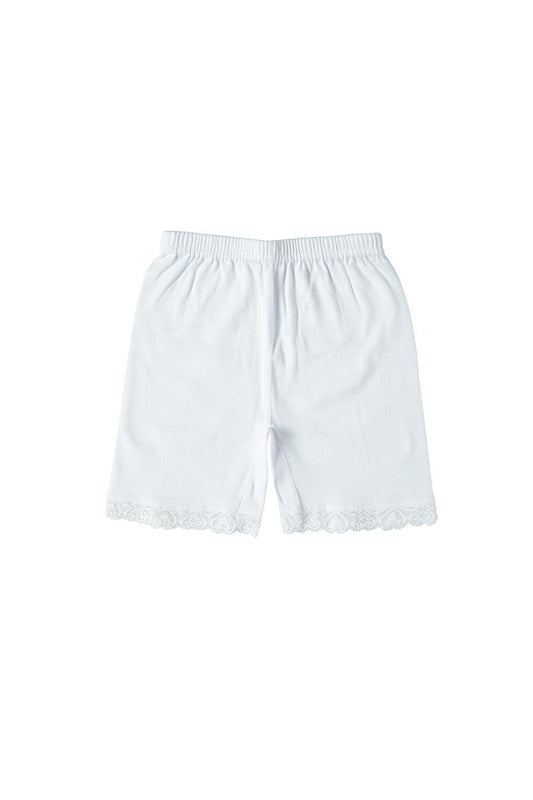 Girl's Cotton Guipure Shorts 3-Piece 440