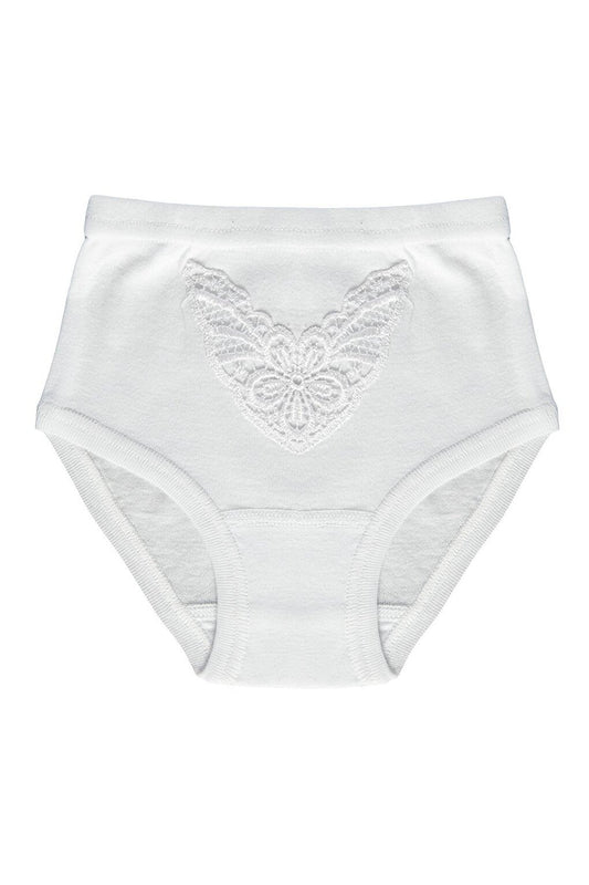 Girl's Laced Cotton Panties 3-Piece 240