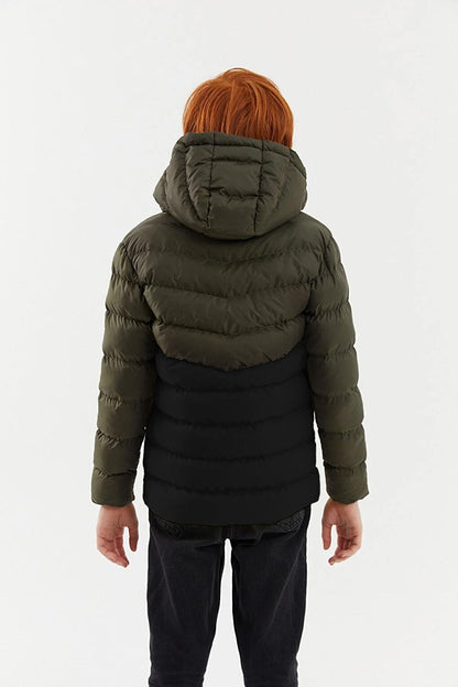 Boy's Thick Lined Hooded Coat RMK-003