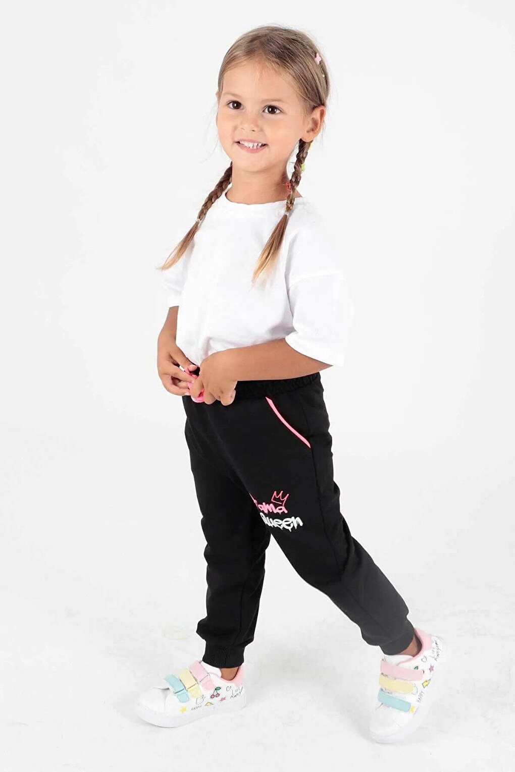 AK622457 Girl's Drama Printed Sweatpants