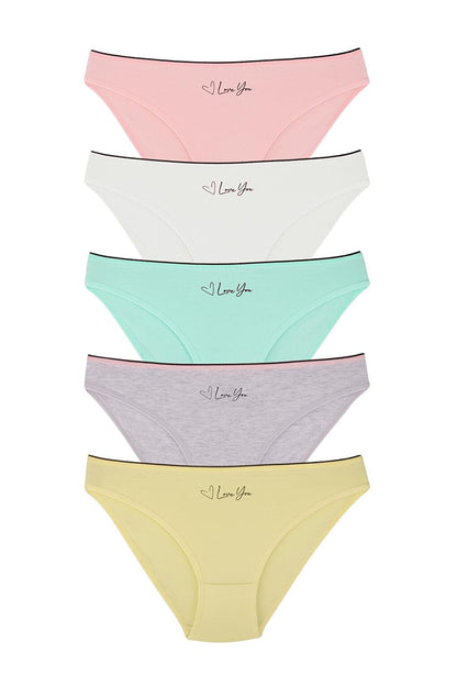 Girl's Cotton Panties 5 Pack