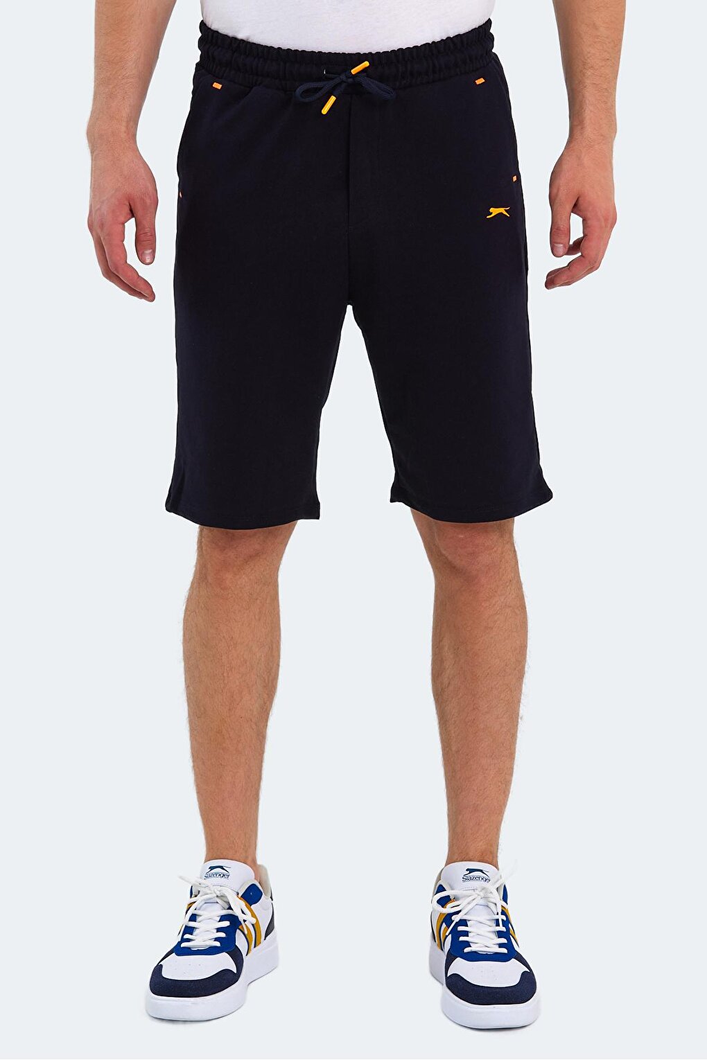 ZAHARI Men's Shorts Navy Blue