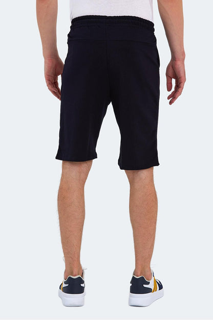 ZAHARI Men's Shorts Navy Blue