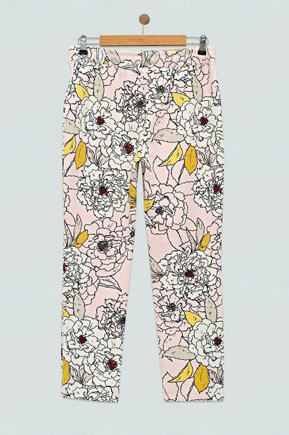 Patterned Pink Trousers