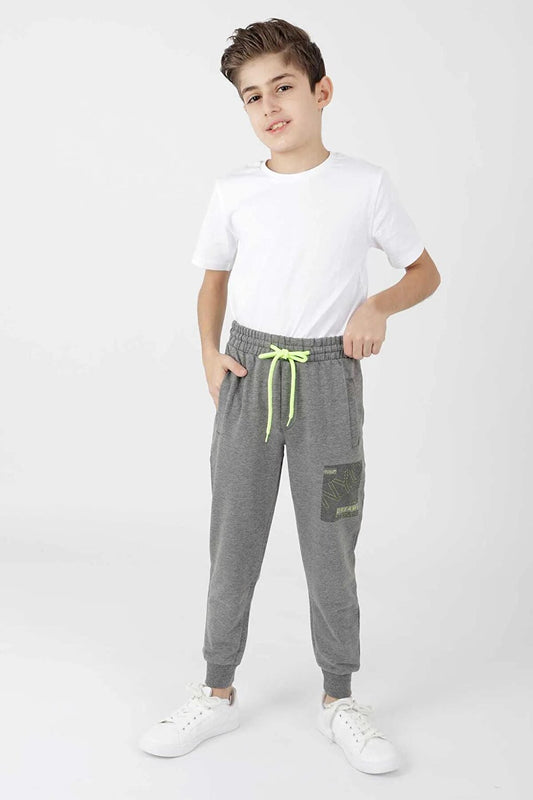 Boy's Nyc Neon Cuffed Trend Tracksuit Ak2093