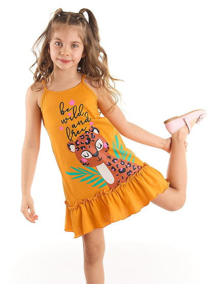 Leo Girl Orange Dress