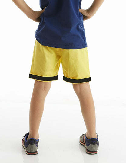 Yellow Boy's Gabardine Shorts