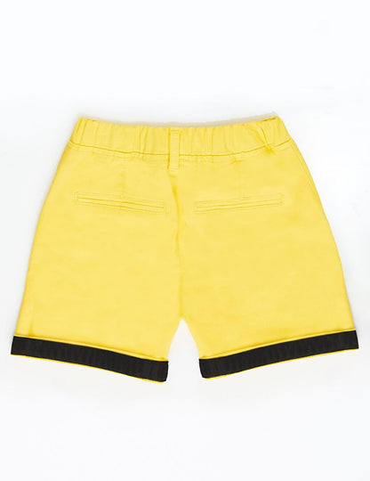 Yellow Boy's Gabardine Shorts