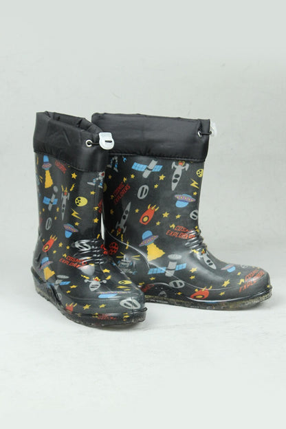 1855 Furry Cold Proof Waterproof Winter Rain Boots