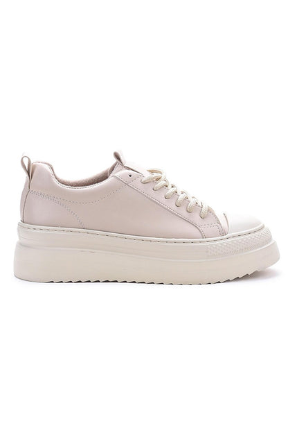 Skin Lace Up Women's Casual Sneakers Fls 26-41