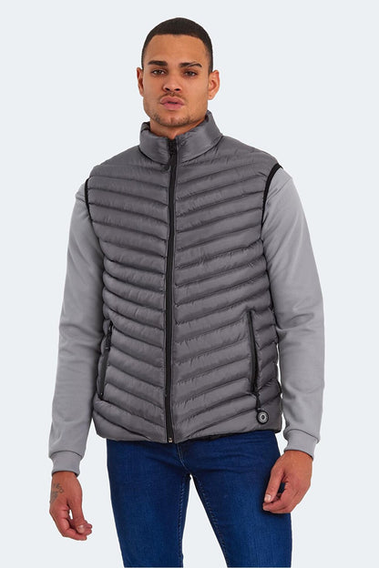 HENA KTN Men's Vest Dark Gray