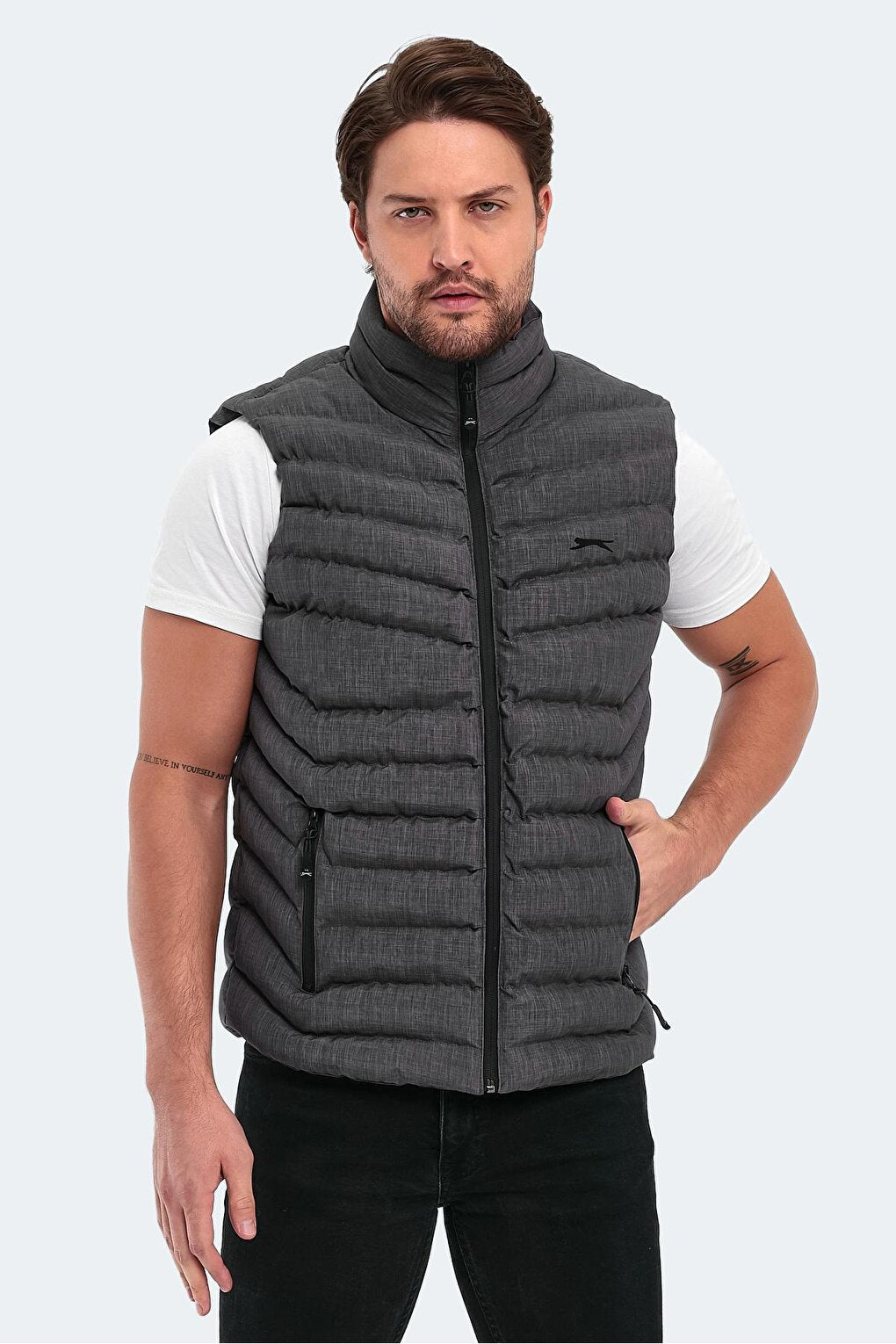 HERSHEL Men's Vest Dark Gray