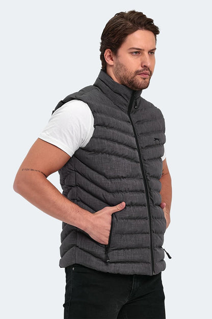 HERSHEL Men's Vest Dark Gray