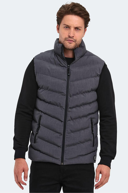 HERBERT Men's Vest Dark Gray