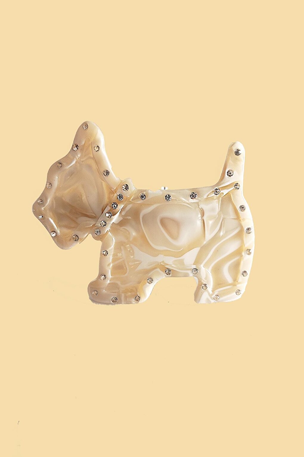 Scottish Puppy Clip Luxury Bone Buckle