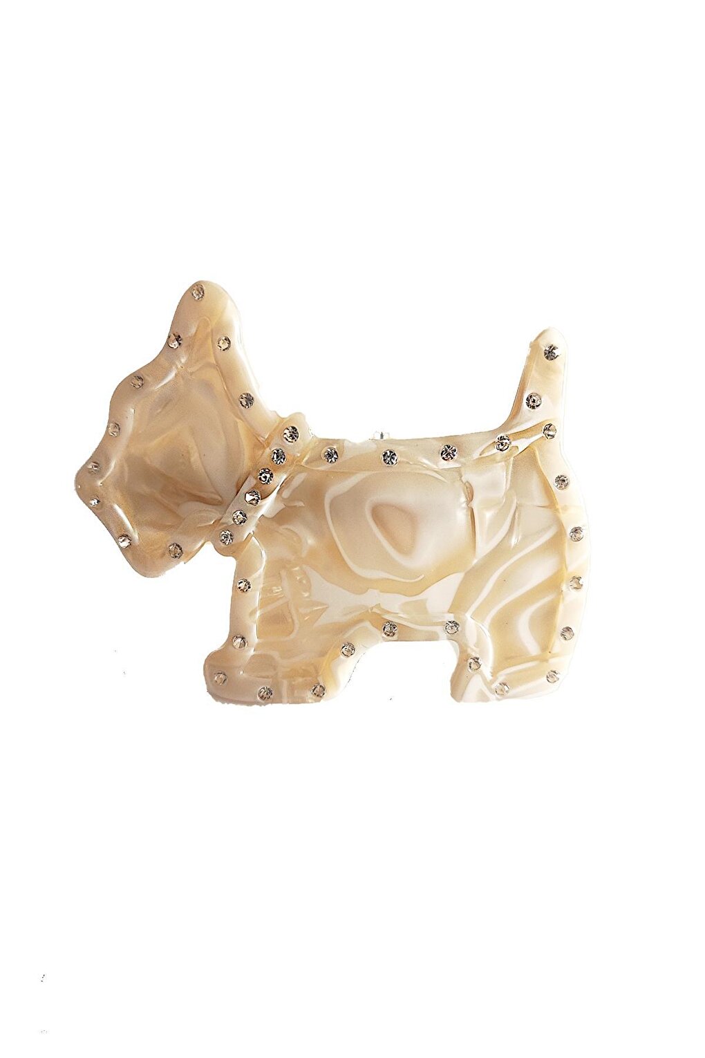 Scottish Puppy Clip Luxury Bone Buckle