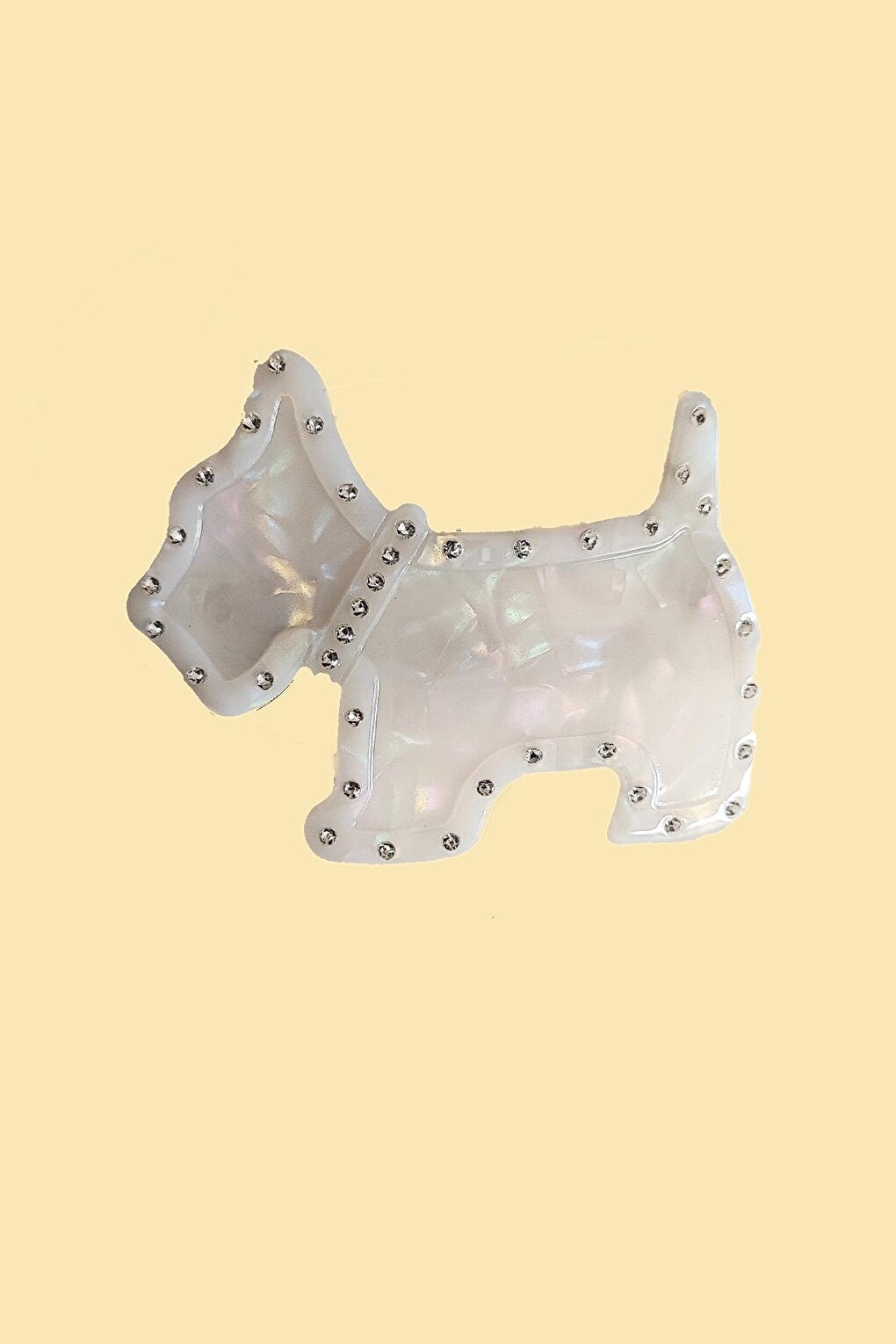 Scottish Puppy Clip Luxury Bone Buckle