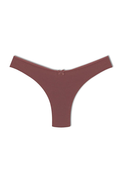 Cotton High Waist Brazil Women's Panties 3-Piece