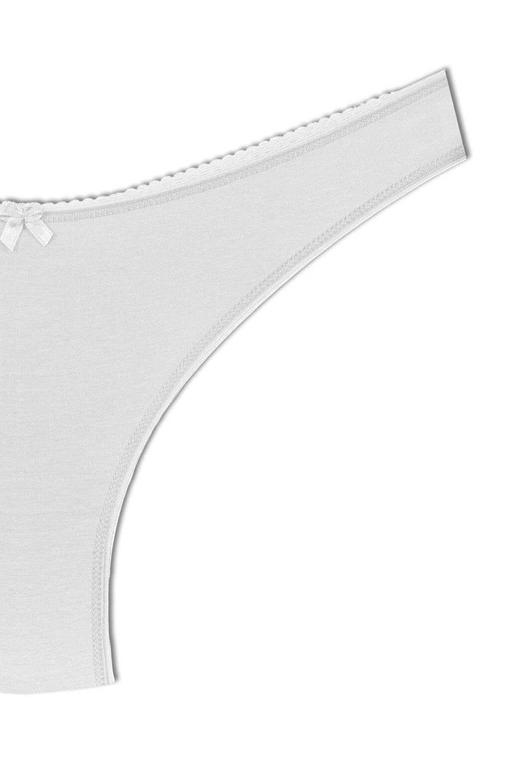 Cotton High Waist Brazil Women's Panties 3-Piece