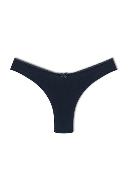 Cotton High Waist Brazil Women's Panties 3-Piece