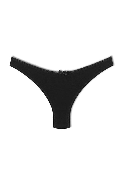 Cotton High Waist Brazil Women's Panties 3-Piece