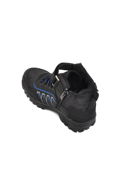 437-F Black-Box Fur Children's Outdoor Boots