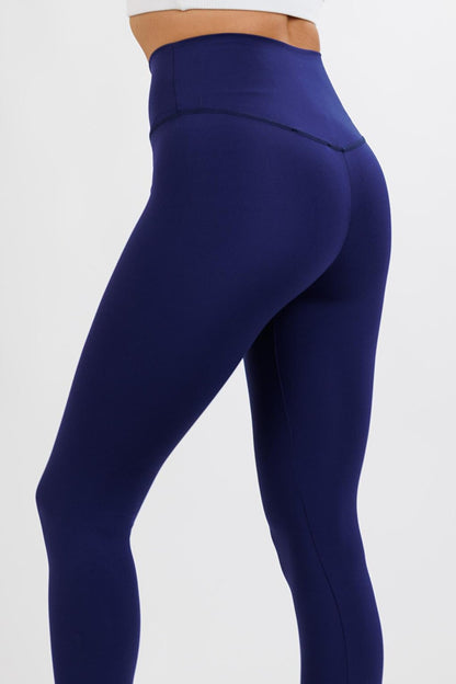 Women's Navy Blue Nanofit Basic Sports Tights