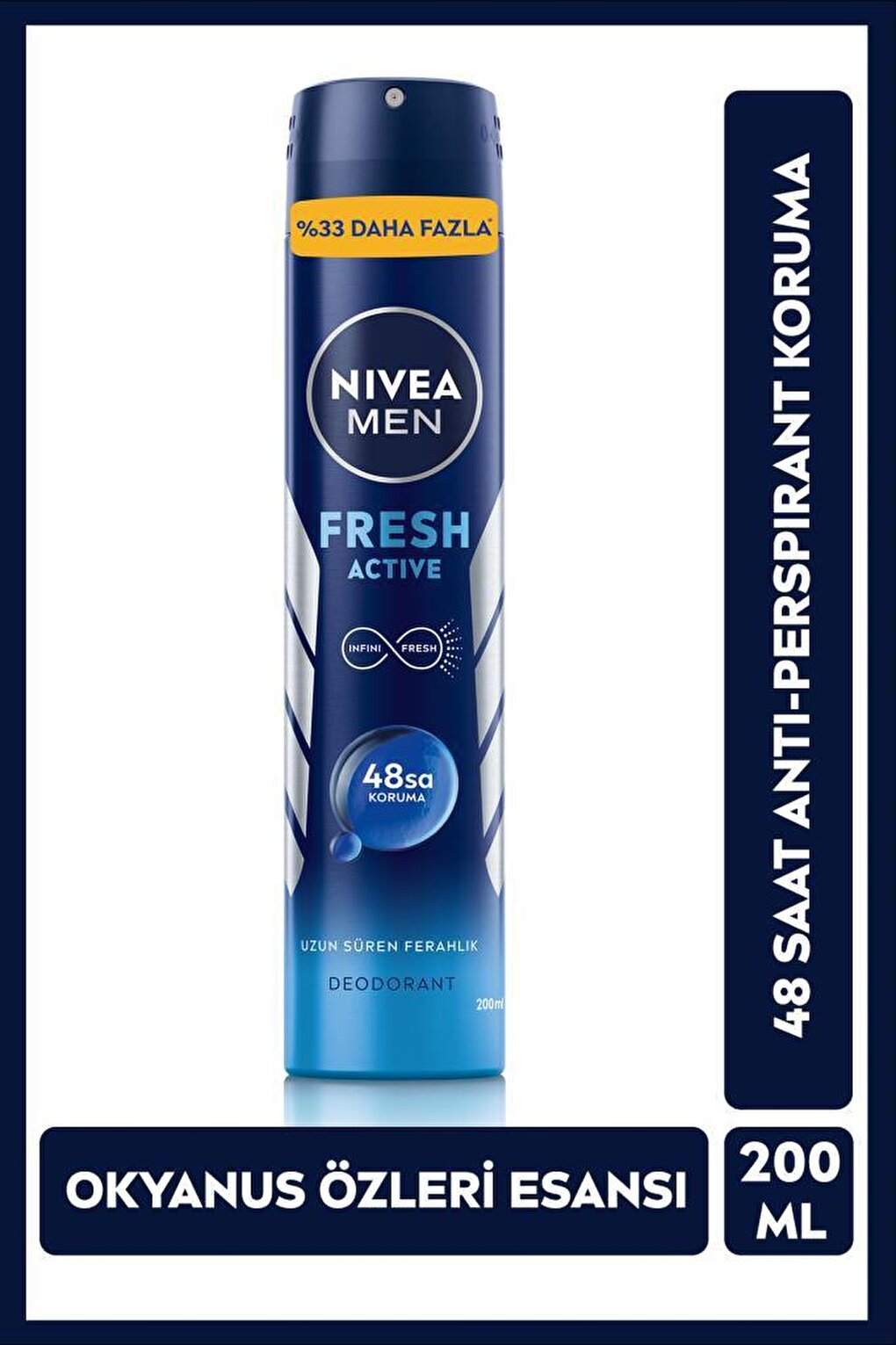 Men Fresh Active Men's Spray Deodorant 200 ml