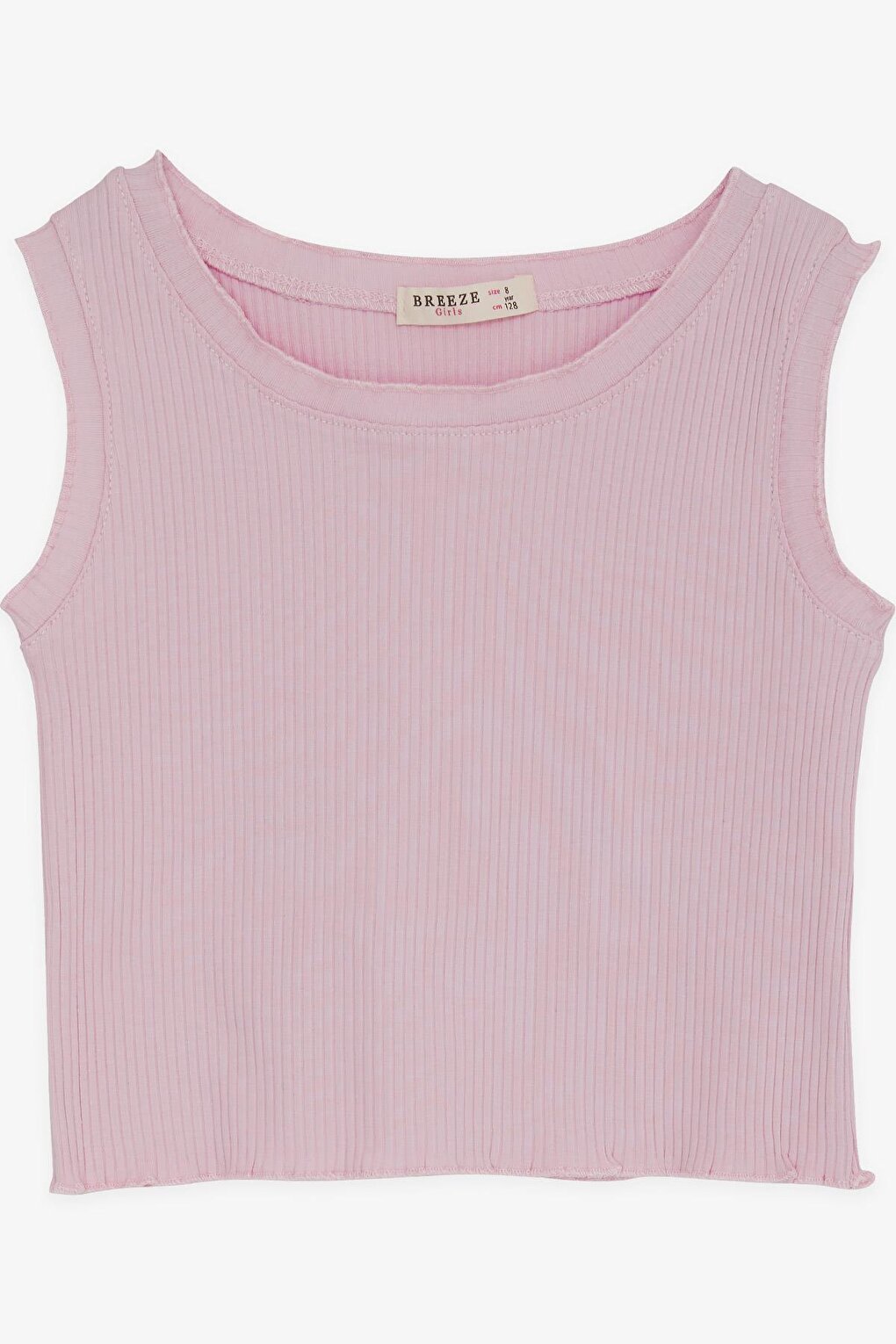 Girl's Crop T-Shirt Corduroy Powder (Ages 8-14)