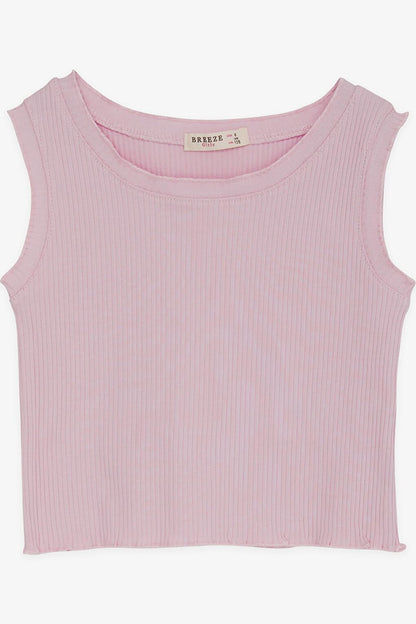 Girl's Crop T-Shirt Corduroy Powder (Ages 8-14)