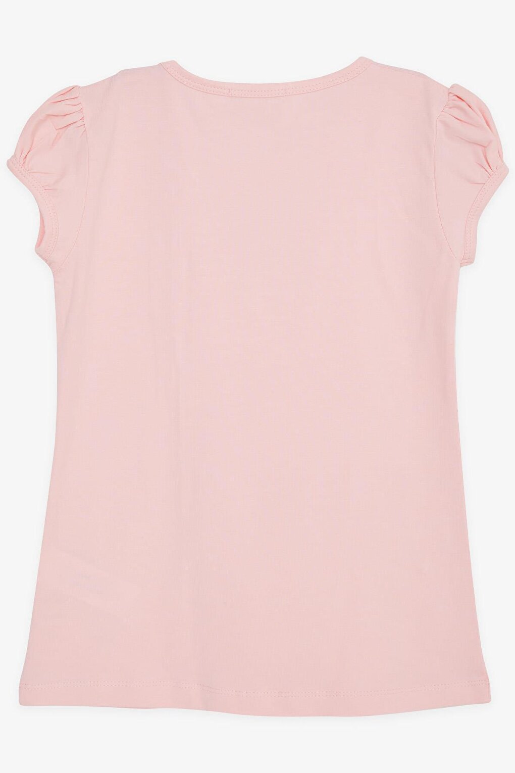 Girl's T-Shirt Laced Pink (4-8 Years)