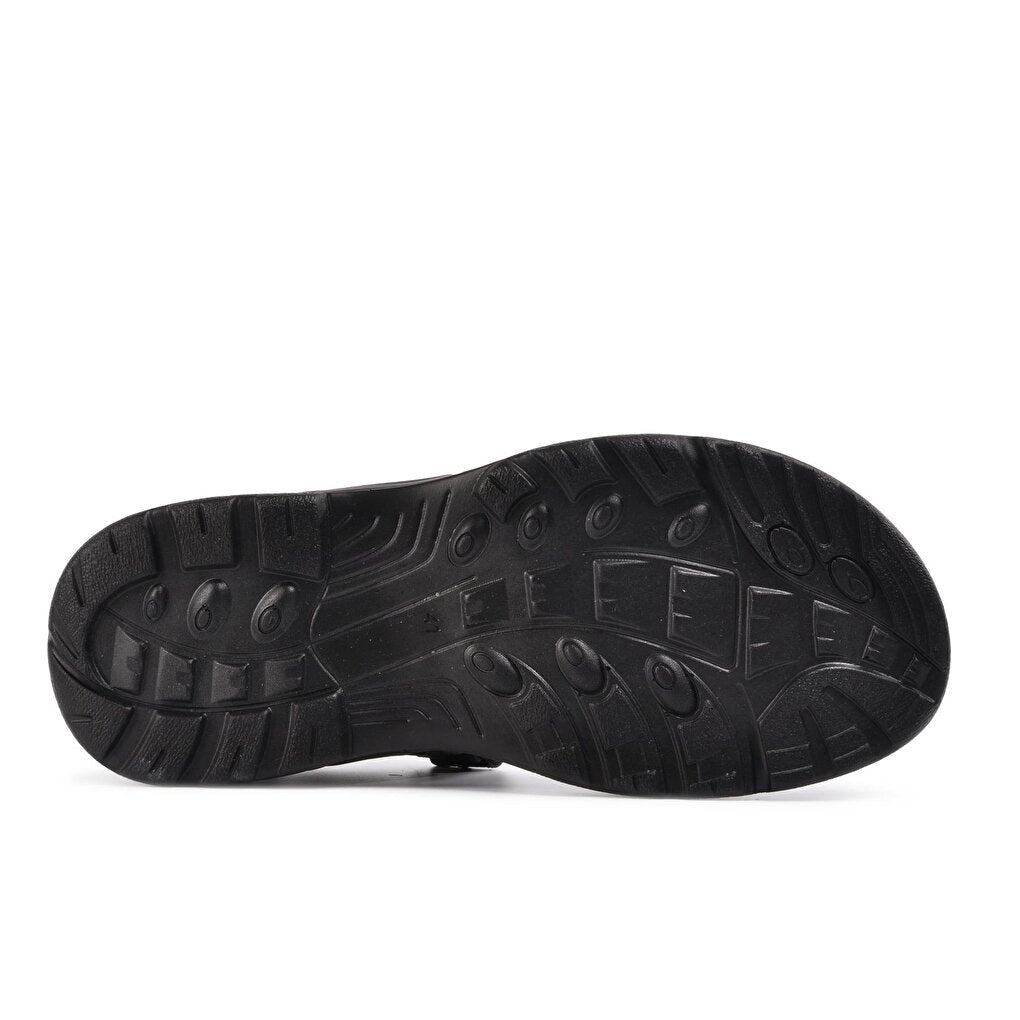 Men's Black Velcro Sandals K-2