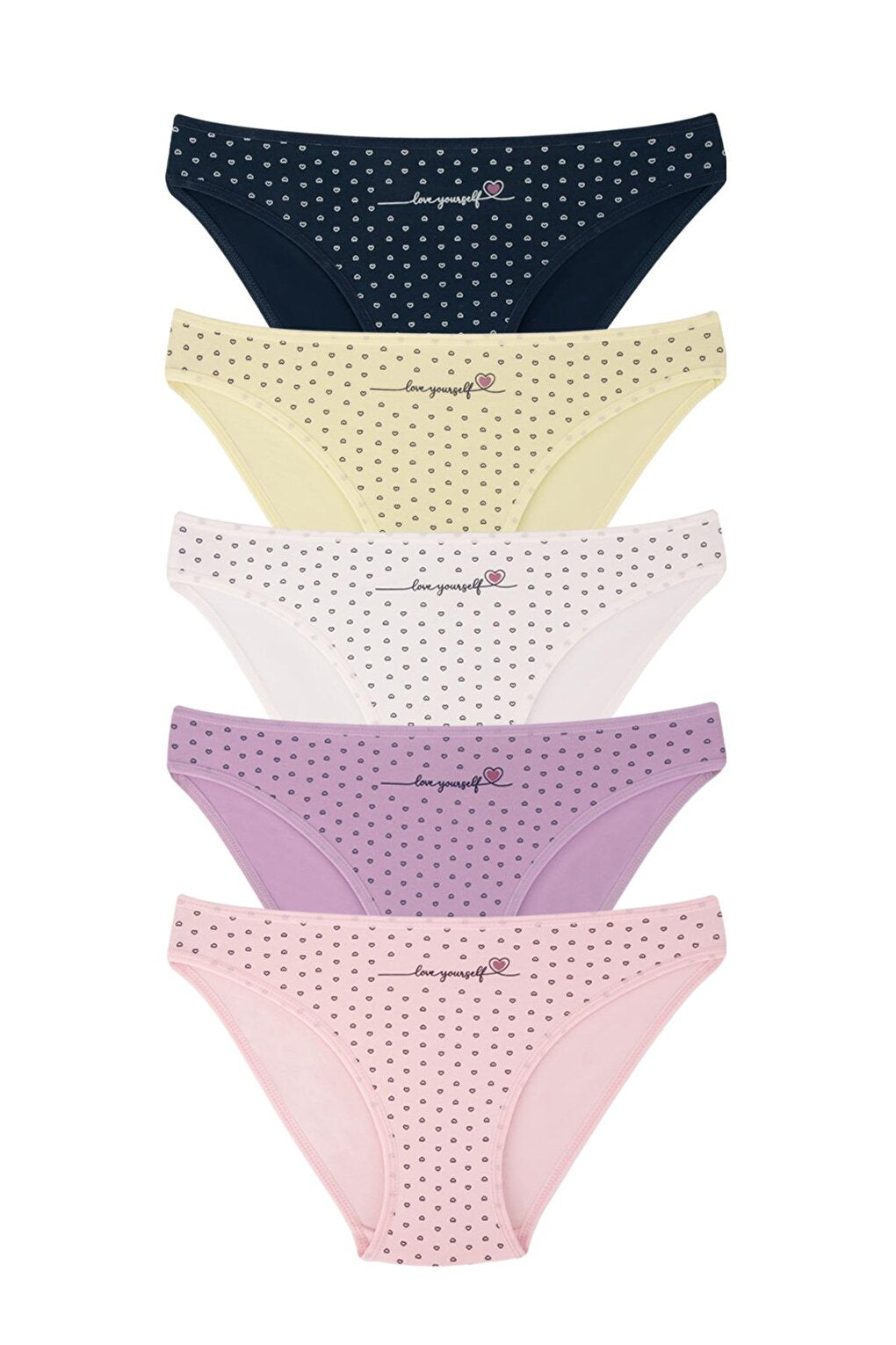 Girl's Cotton Panties 5 Pack