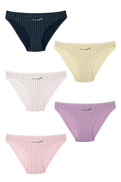 Girl's Cotton Panties 5 Pack