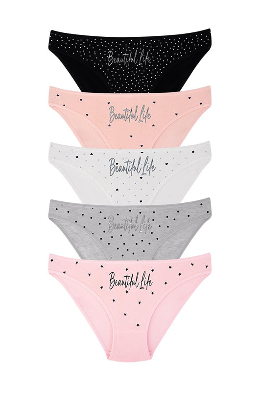 Girl's Cotton Panties 5 Pack