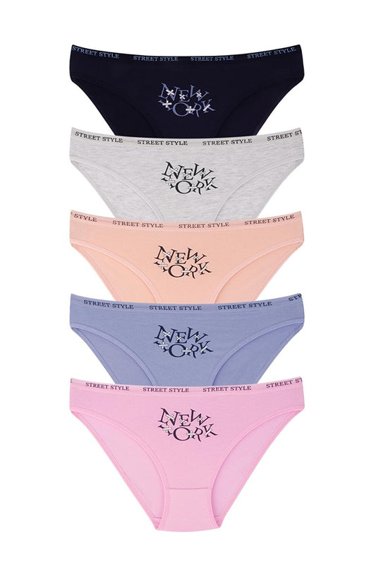 Girl's Cotton Panties 5 Pack