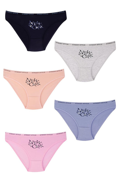 Girl's Cotton Panties 5 Pack